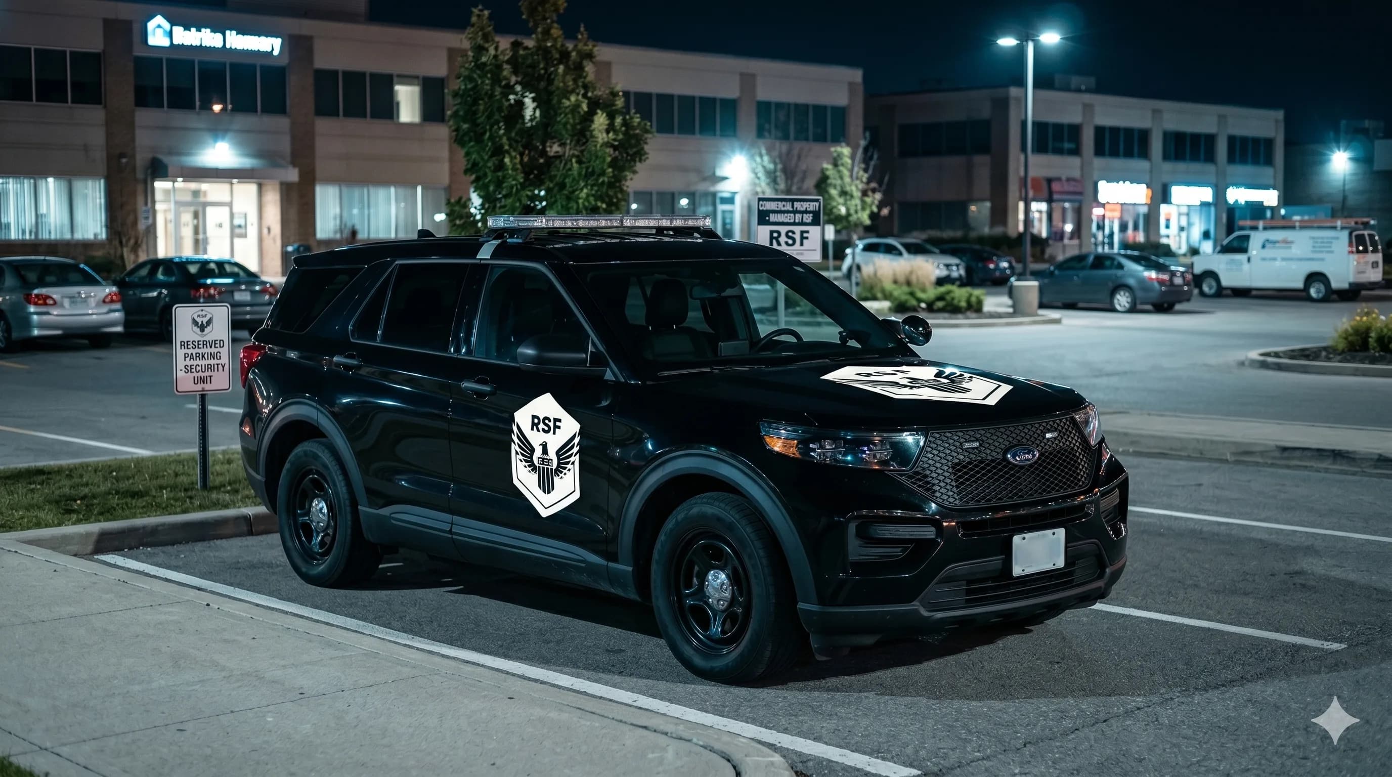 Patrol vehicle B-roll